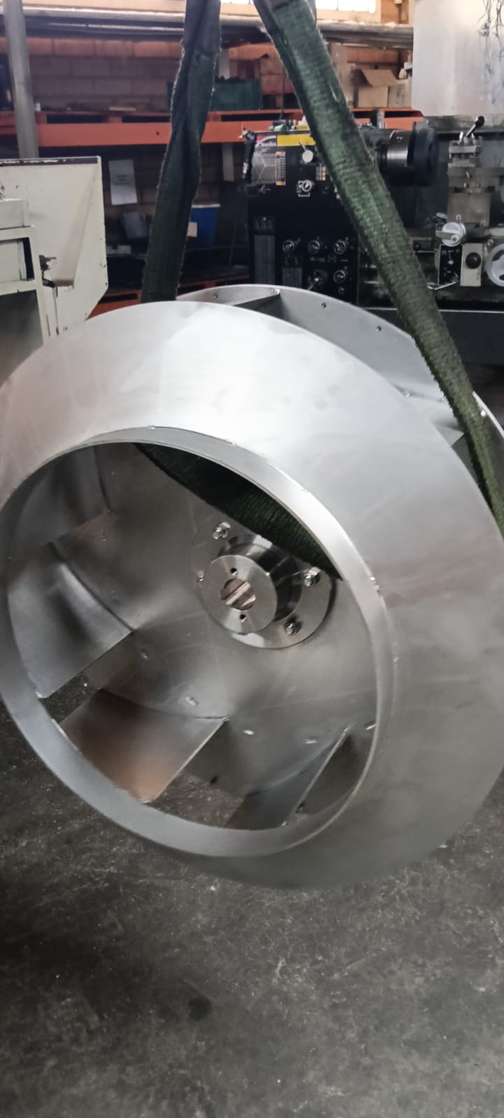 Rotor para exaustor em inox, 830 mm